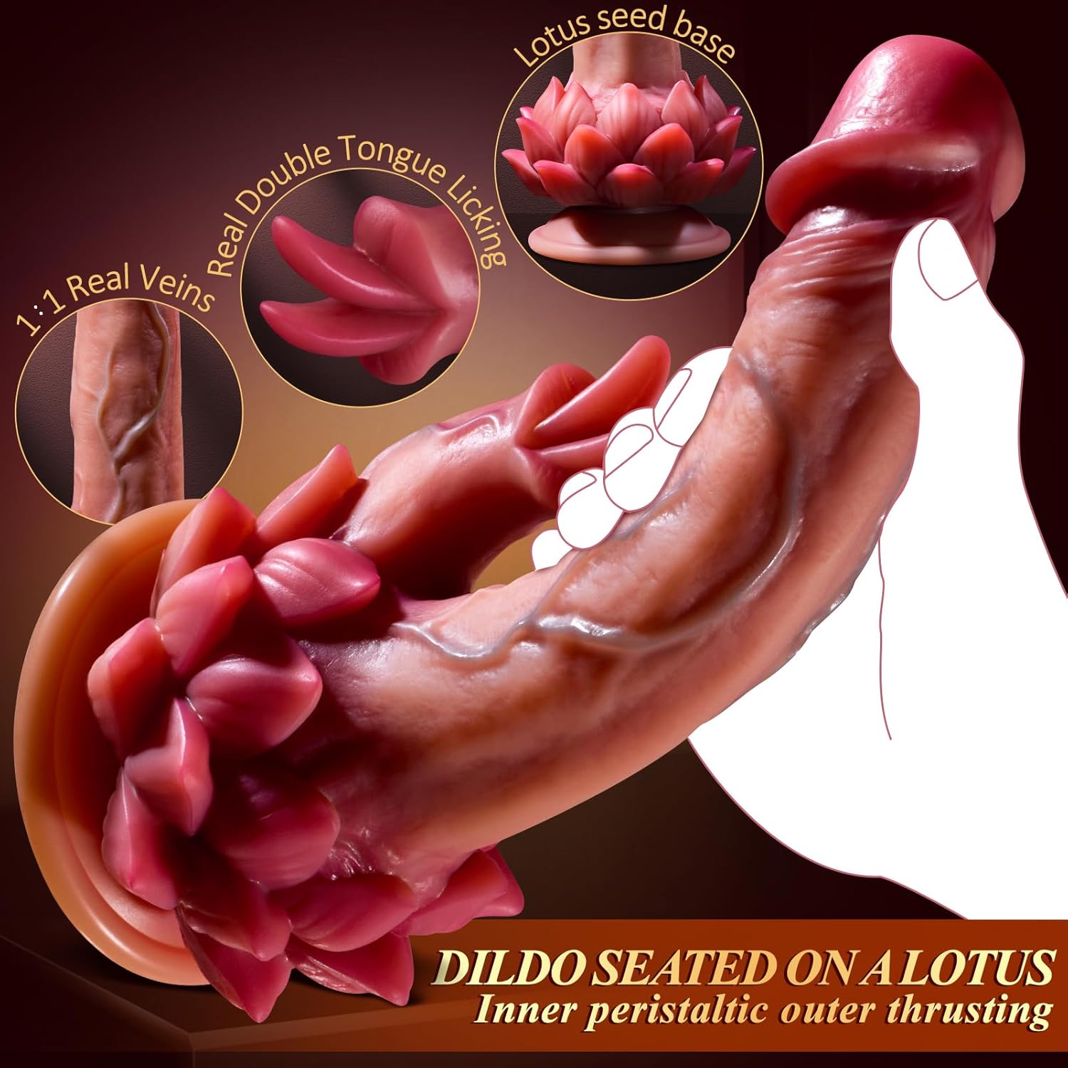 Lotus Thrusting Dildo